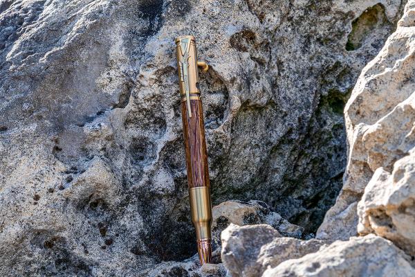 PSI Bolt Action Pen V2 Cal 30 Antik Messing